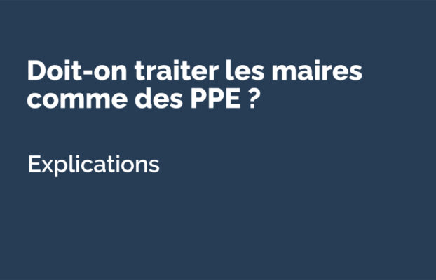 Pourquoi faut-il filtrer les maires ?