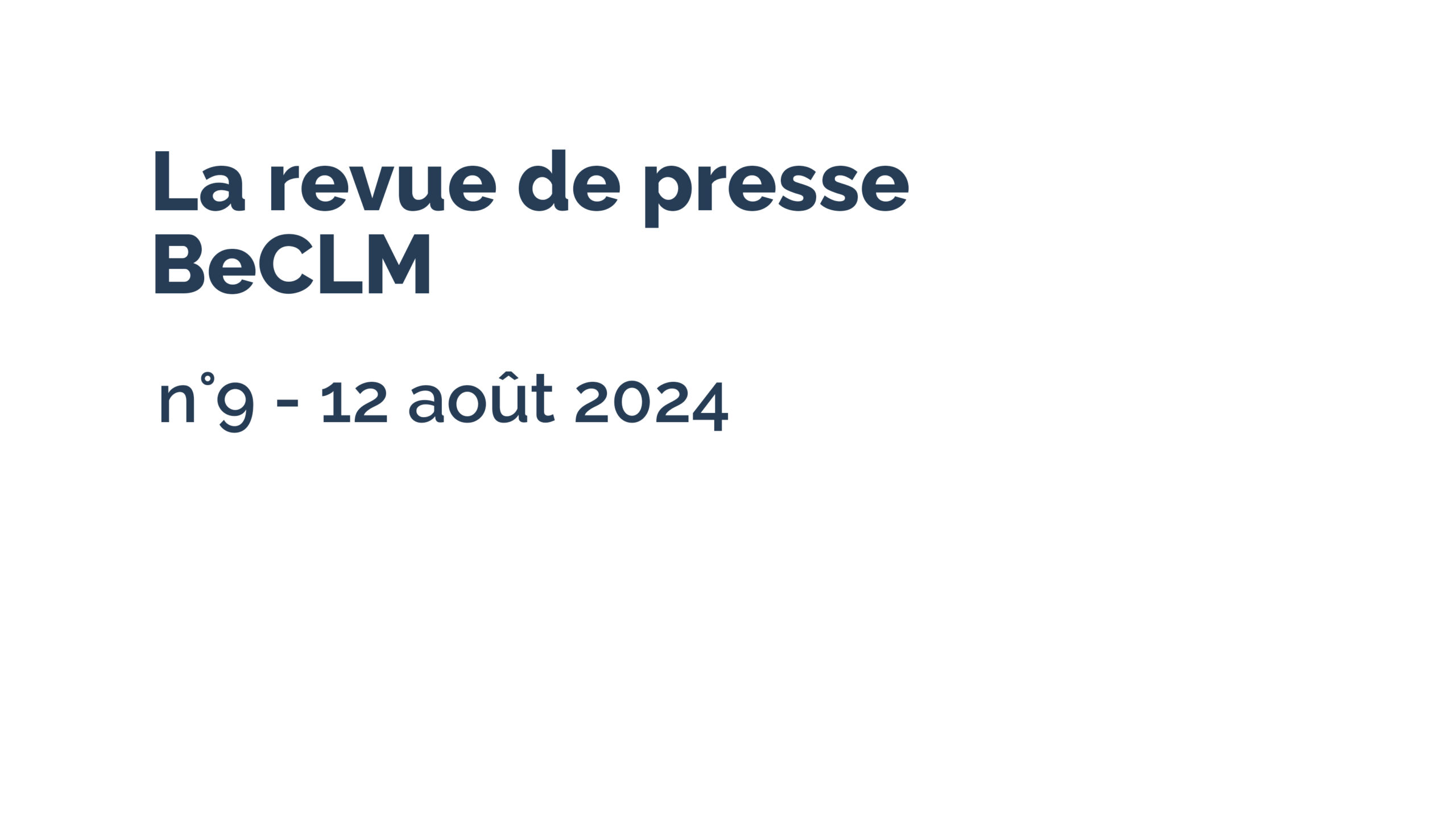 La revue de presse de l’actualité du blanchiment