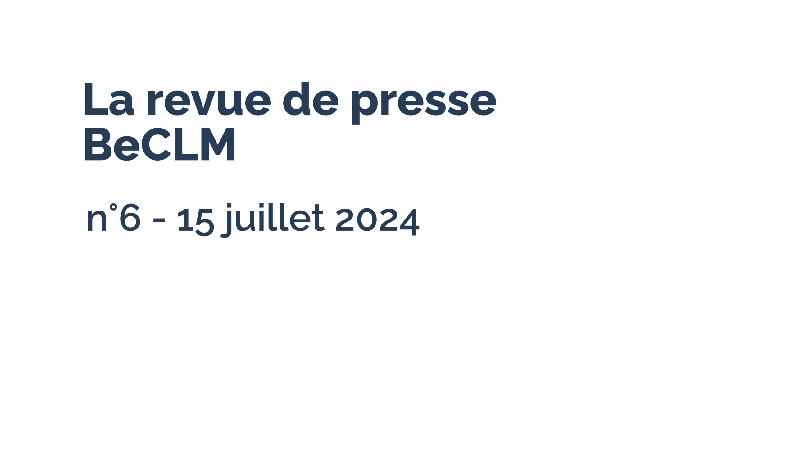 La revue de presse de l’actualité du blanchiment.