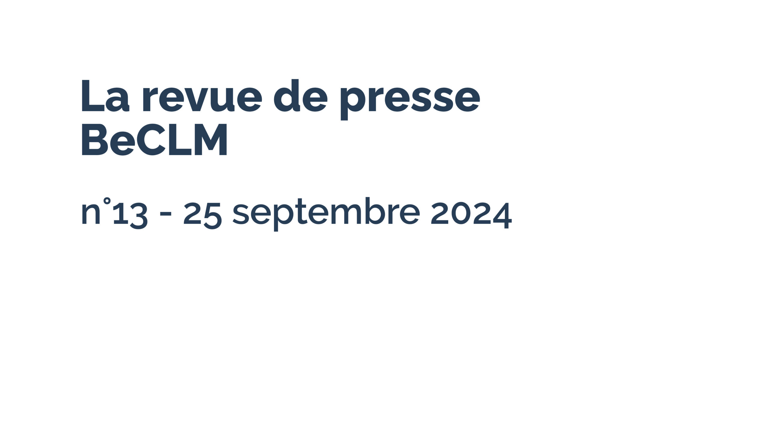 la revue de presse de l’actualité du blanchiment