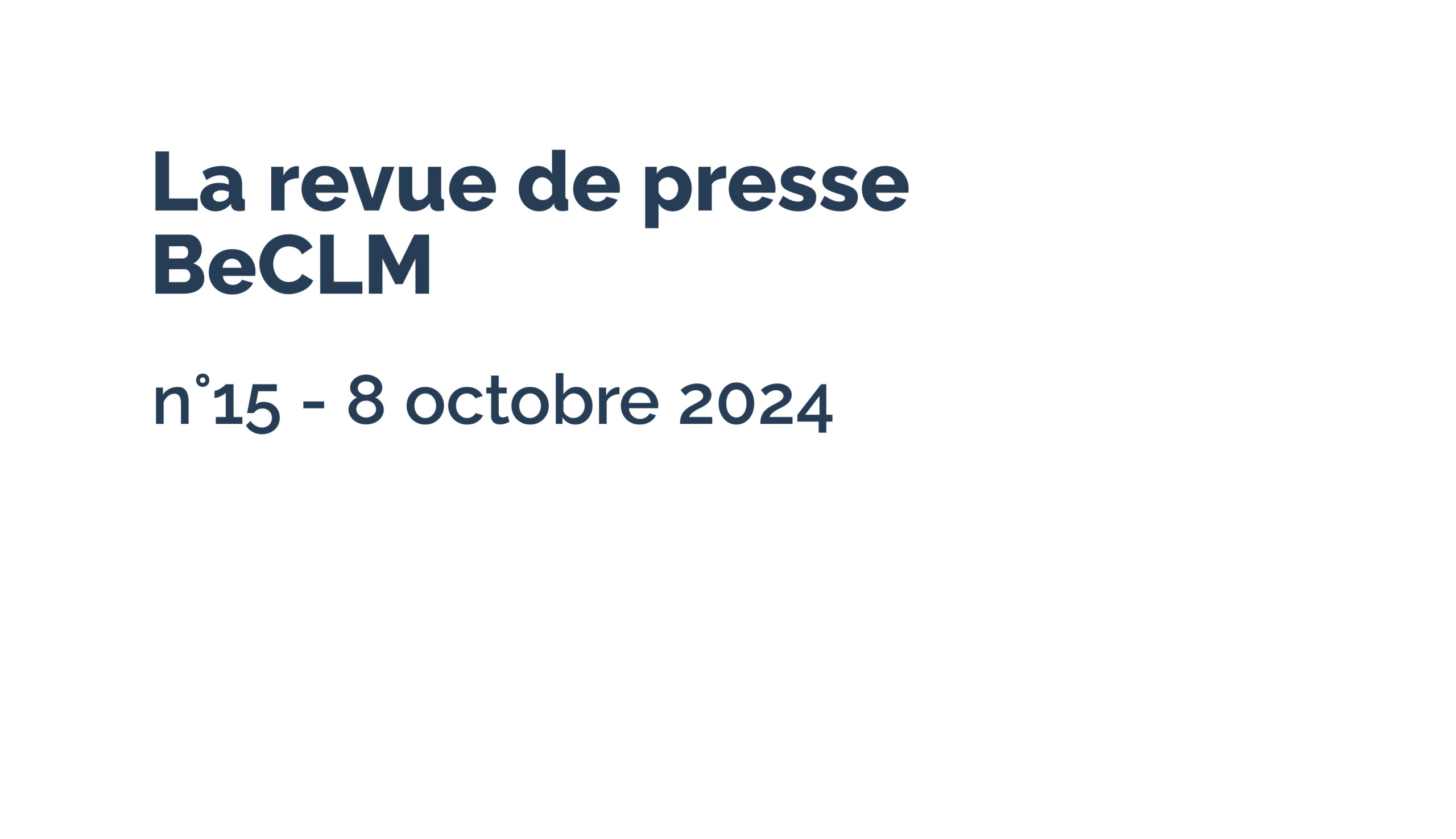 La revue de presse de l’actualité du blanchiment