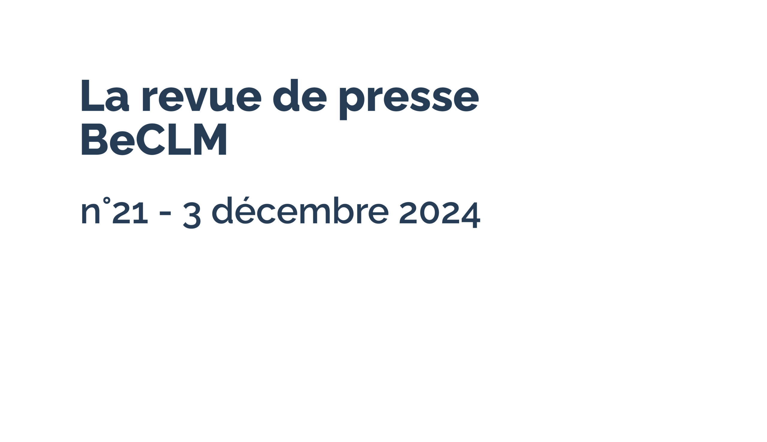 La revue de presse du blanchiment n°21