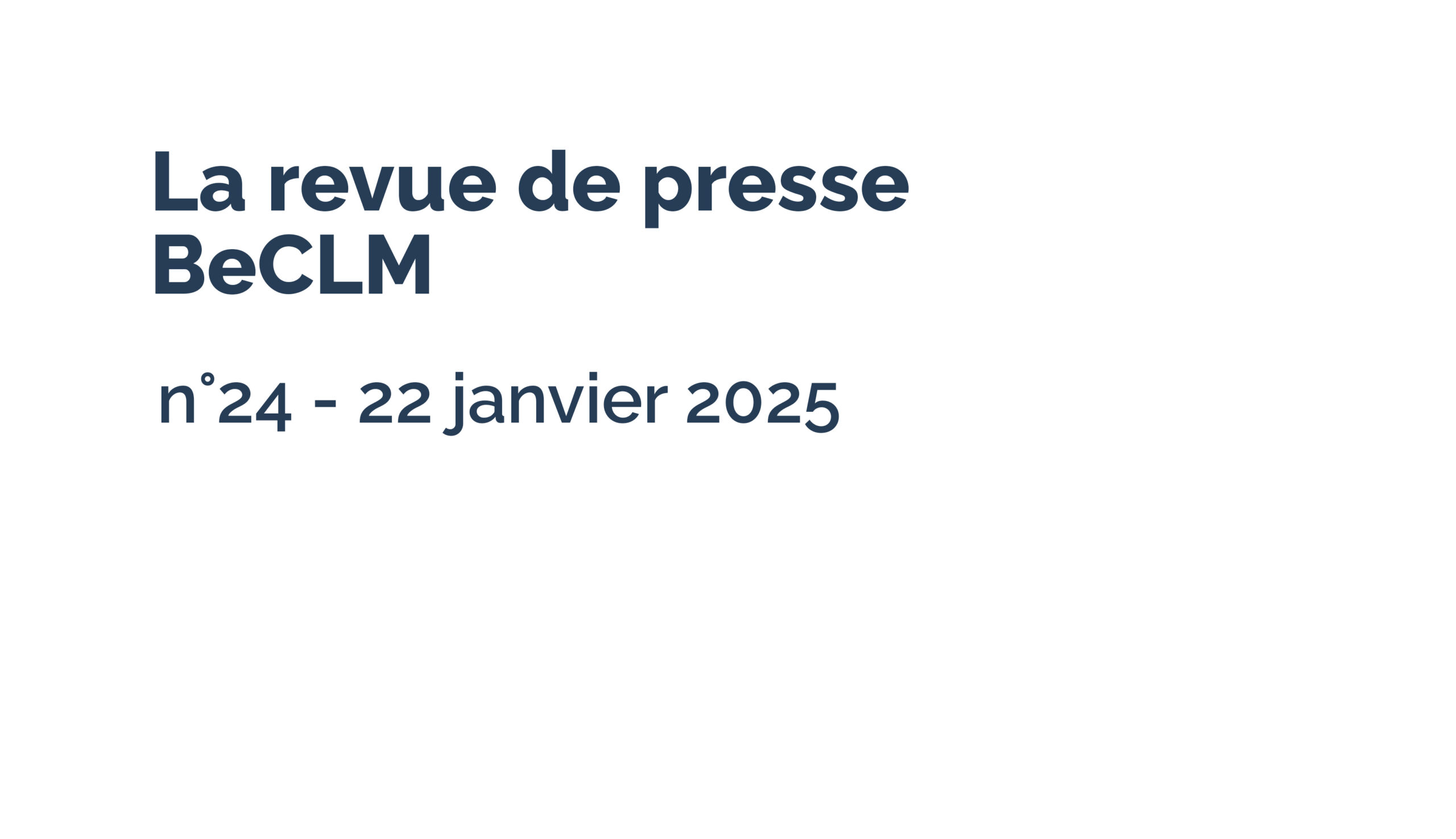 La revue de presse du blanchiment n°24