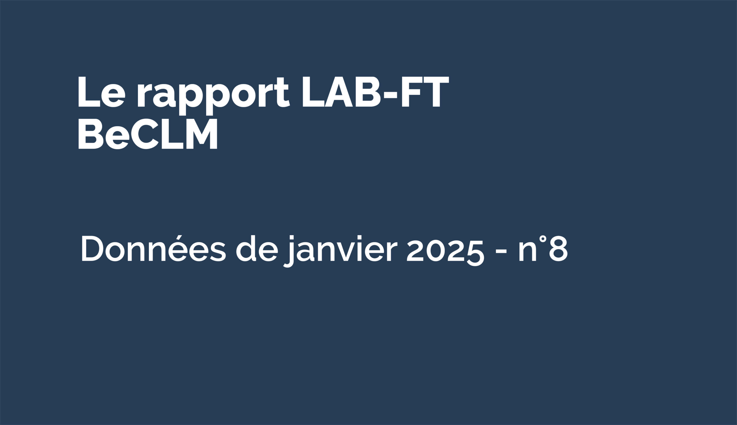 Les paramètres LAB-FT de janvier 2025